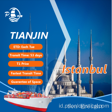 Biaya Pengiriman dari Tianjin ke Istanbul